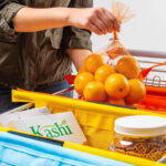 Putting groceries in Cart Daddy
