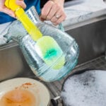 Yellow Dish Daddy Cleaning Glass pitcher