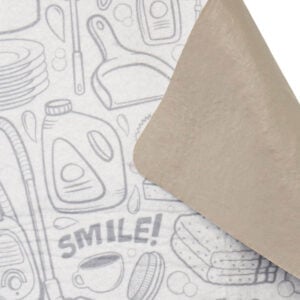 Dish Drying mat folded corner