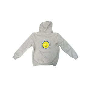 Back of Gray Scrub Daddy Hoodie