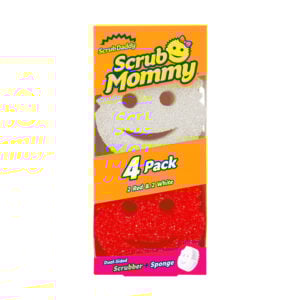 Scrub Mommy 4ct with Free Daddy in packaging front view