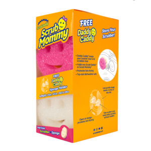 4 count Sponge Mommy with Free Caddy Left Side View