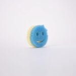 Front Side of Scrub Mommy- Blue