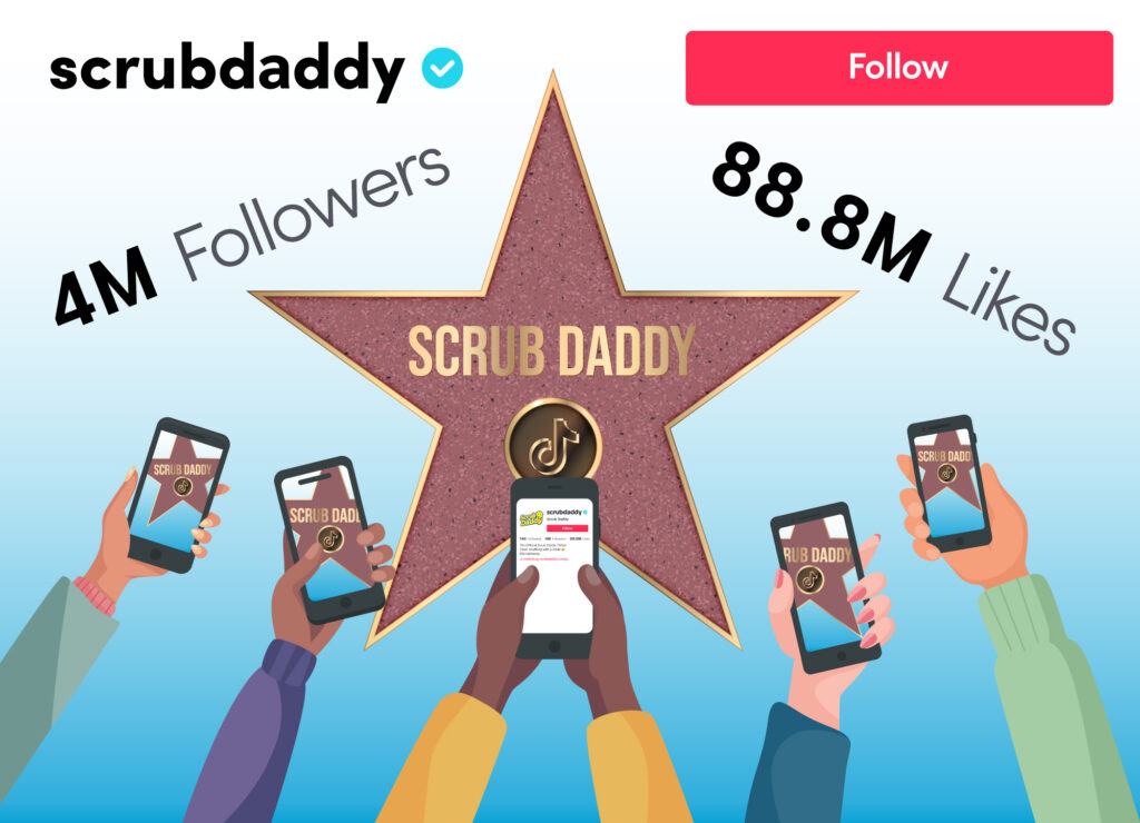 Scrub Daddy on a Hollywood Start with TikTok
