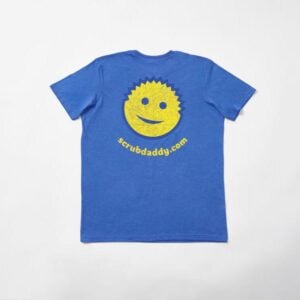 Back of Scrub Daddy T-Shirt- Blue