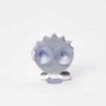 Back of Silver Scrub Daddy Character Holder Straw Daddy Cleaning Kit Suction cups