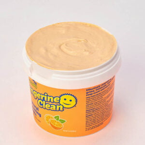 Tangerine Clean with lid off