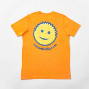 Back of Scrub Daddy Orange Tshirt