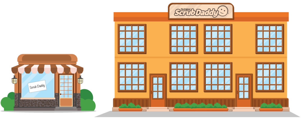 old scrub daddy and new scrub daddy office