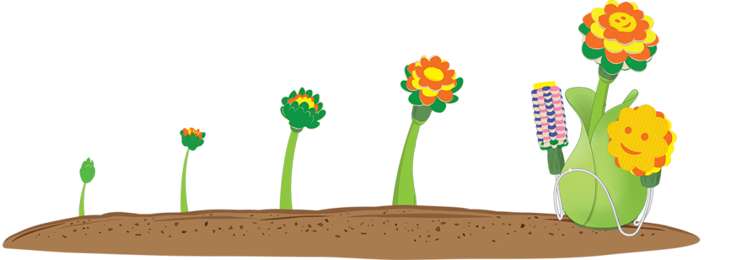 growth of the scrub wand